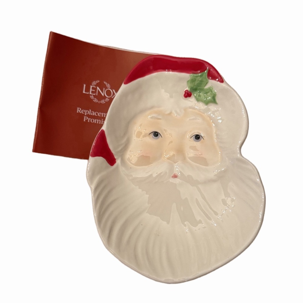 Lenox Holiday Santa Claus Spoon Rest | Christmas Kitchen Decor